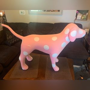 PINK store display dog